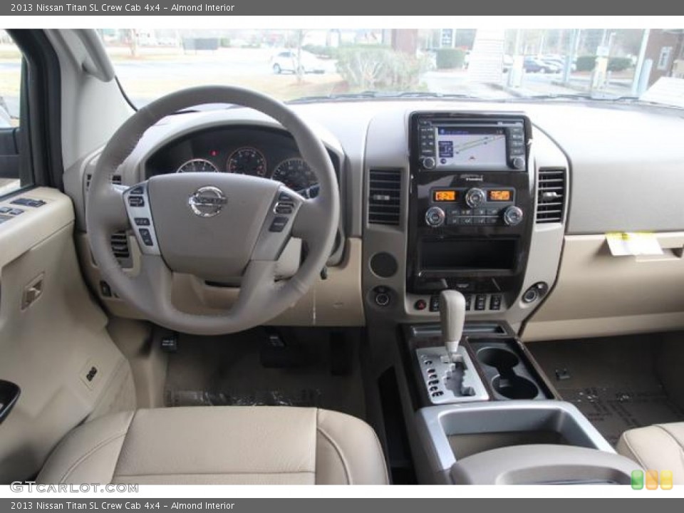 Almond Interior Dashboard for the 2013 Nissan Titan SL Crew Cab 4x4 #76786733