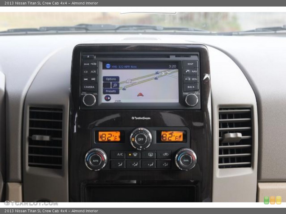 Almond Interior Controls for the 2013 Nissan Titan SL Crew Cab 4x4 #76786742