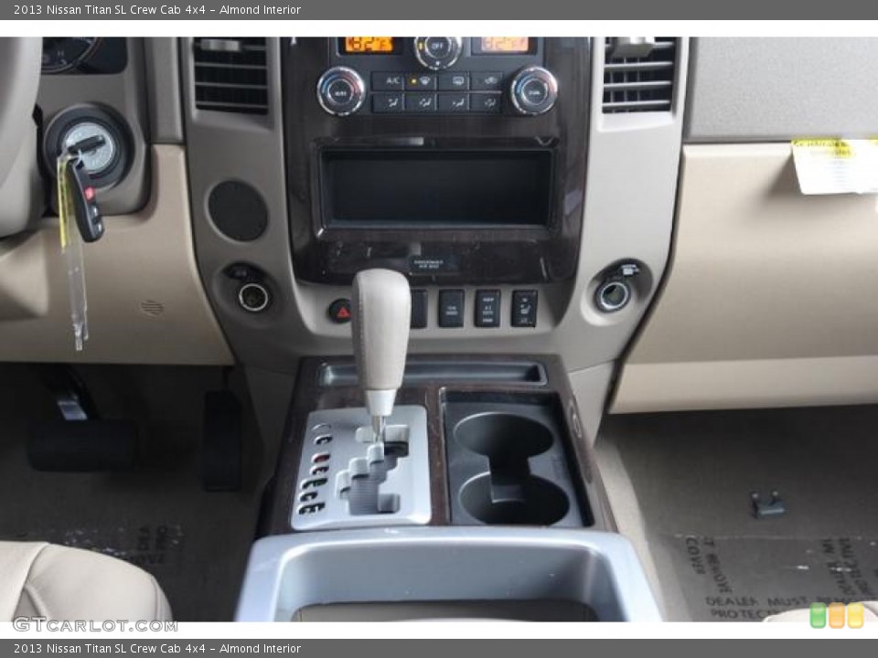 Almond Interior Transmission for the 2013 Nissan Titan SL Crew Cab 4x4 #76786760
