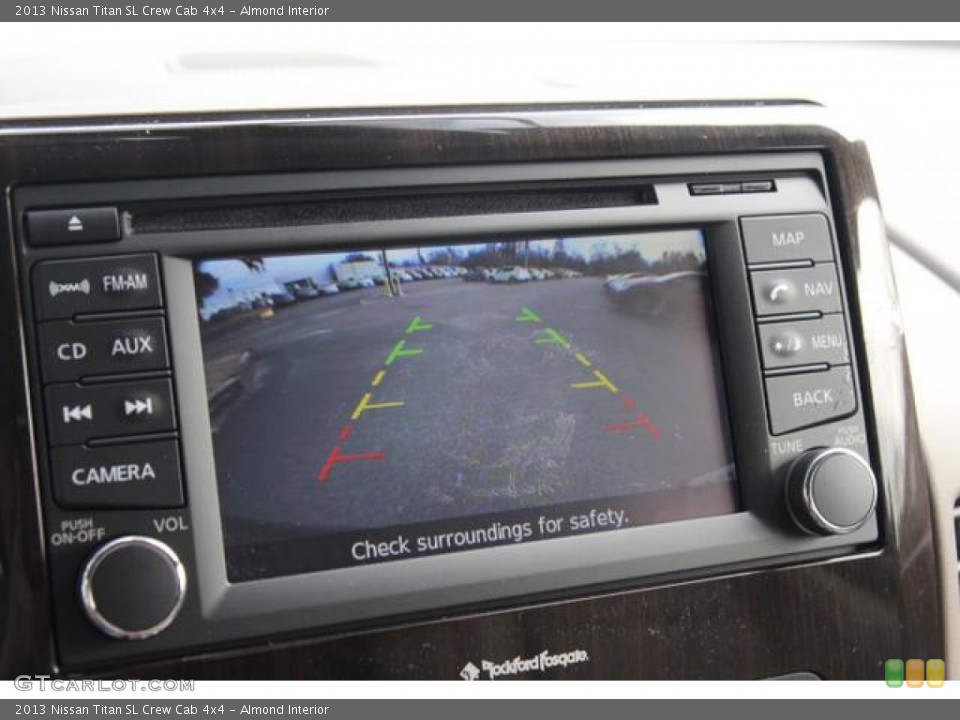 Almond Interior Controls for the 2013 Nissan Titan SL Crew Cab 4x4 #76786868