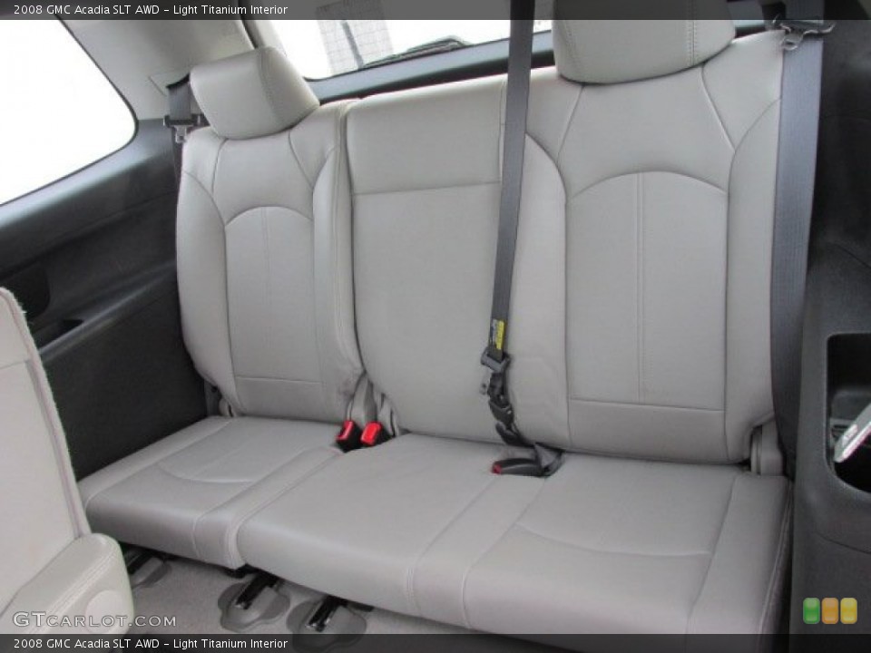 Light Titanium Interior Rear Seat for the 2008 GMC Acadia SLT AWD #76787037
