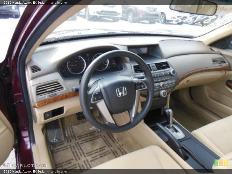 Ivory Interior Prime Interior for the 2010 Honda Accord EX Sedan #76787576