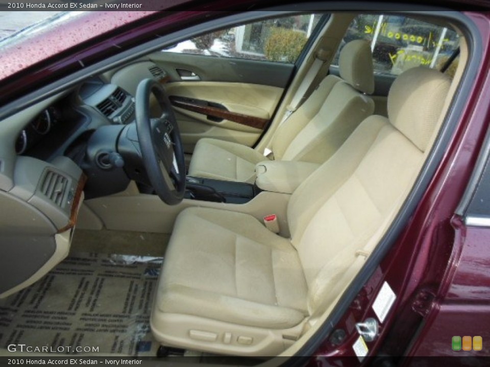 Ivory Interior Front Seat for the 2010 Honda Accord EX Sedan #76787591