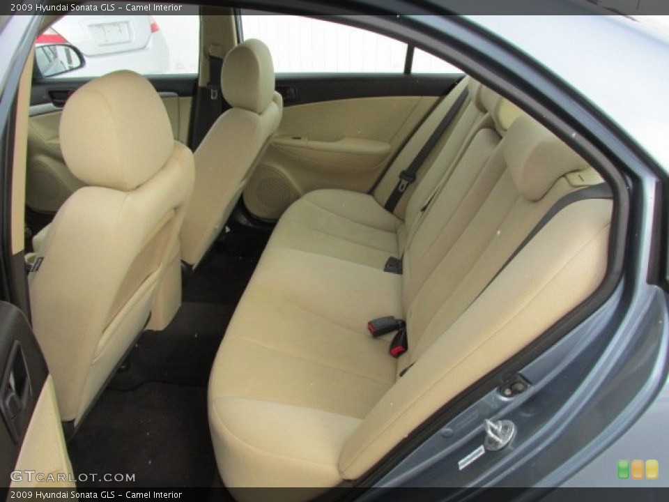Camel Interior Rear Seat for the 2009 Hyundai Sonata GLS #76787639