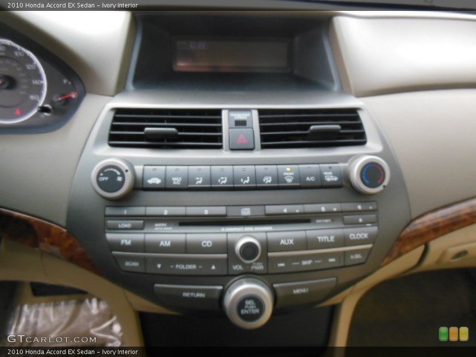 Ivory Interior Controls for the 2010 Honda Accord EX Sedan #76787765