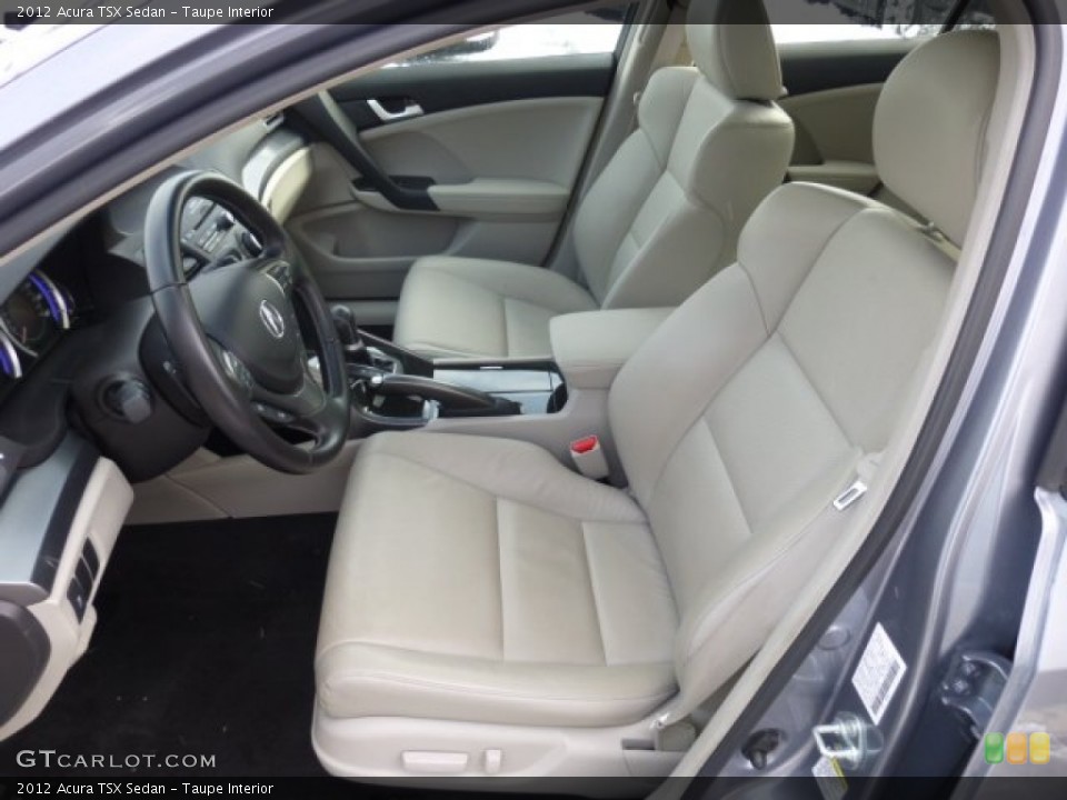 Taupe Interior Front Seat for the 2012 Acura TSX Sedan #76787852