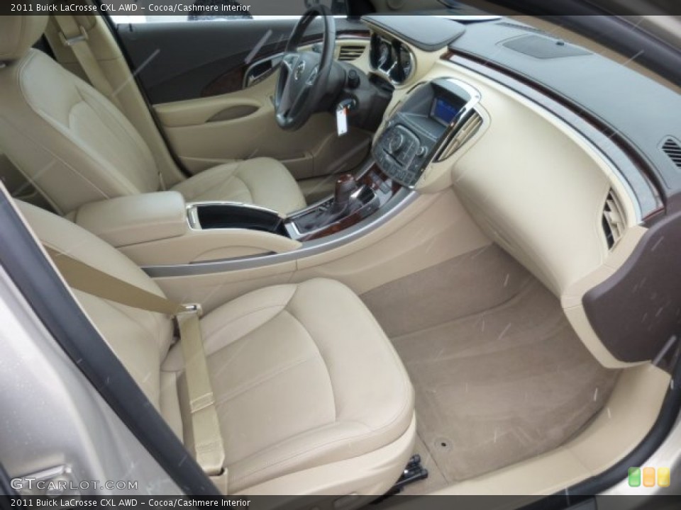 Cocoa/Cashmere Interior Photo for the 2011 Buick LaCrosse CXL AWD #76788173