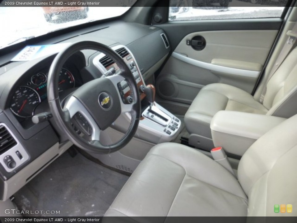 Light Gray 2009 Chevrolet Equinox Interiors