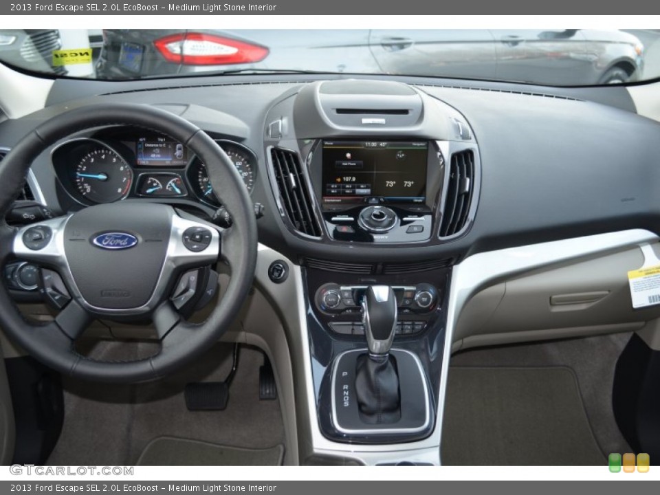 Medium Light Stone Interior Dashboard for the 2013 Ford Escape SEL 2.0L EcoBoost #76789665