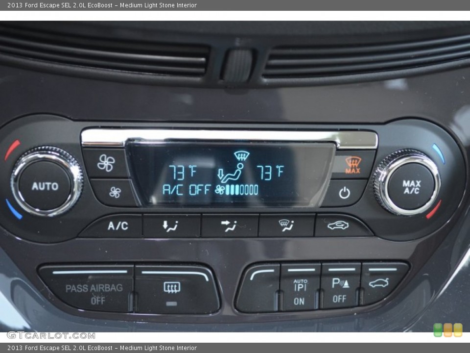 Medium Light Stone Interior Controls for the 2013 Ford Escape SEL 2.0L EcoBoost #76790052