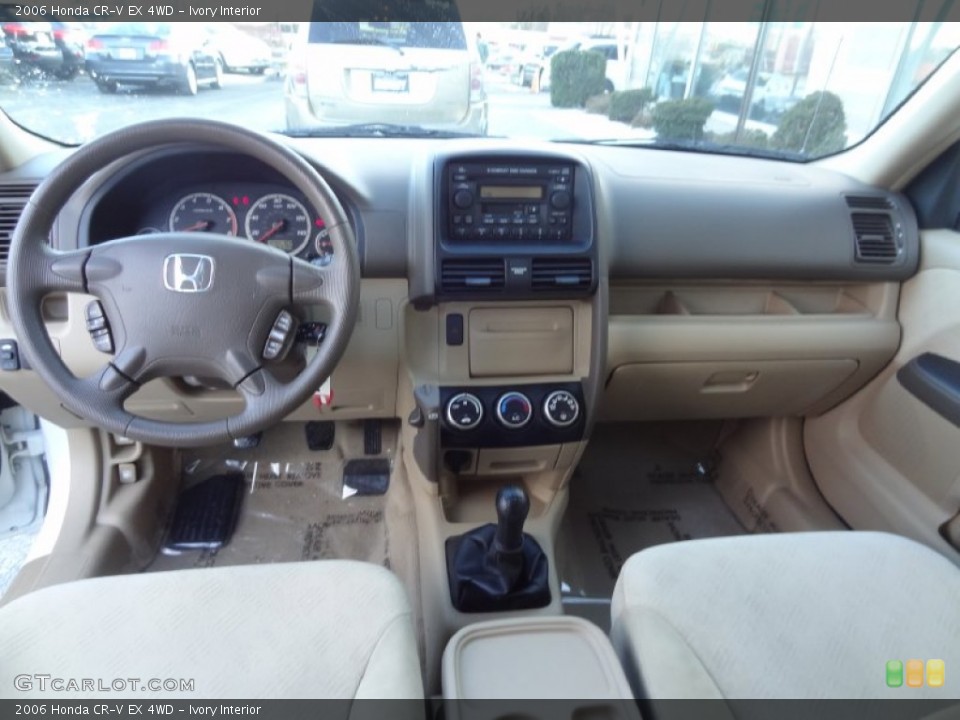 Ivory Interior Dashboard for the 2006 Honda CR-V EX 4WD #76790474