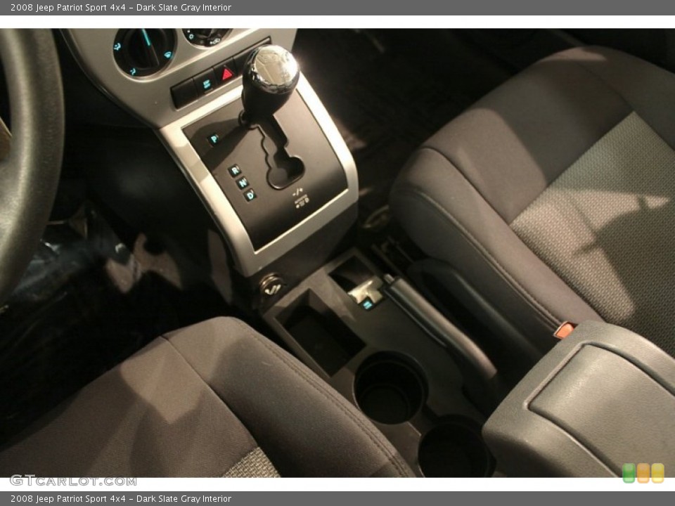 Dark Slate Gray Interior Transmission for the 2008 Jeep Patriot Sport 4x4 #76791998
