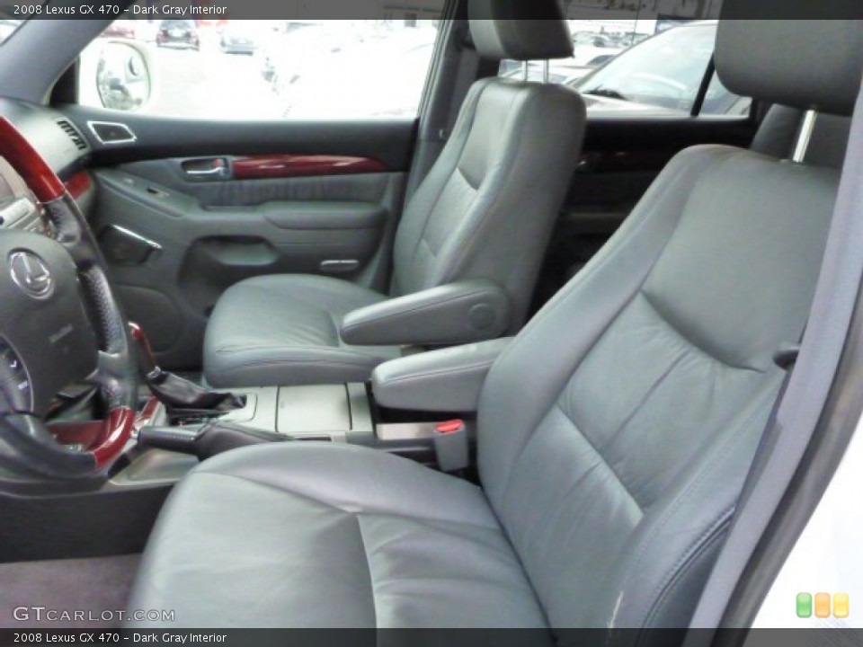 Dark Gray Interior Front Seat for the 2008 Lexus GX 470 #76792610
