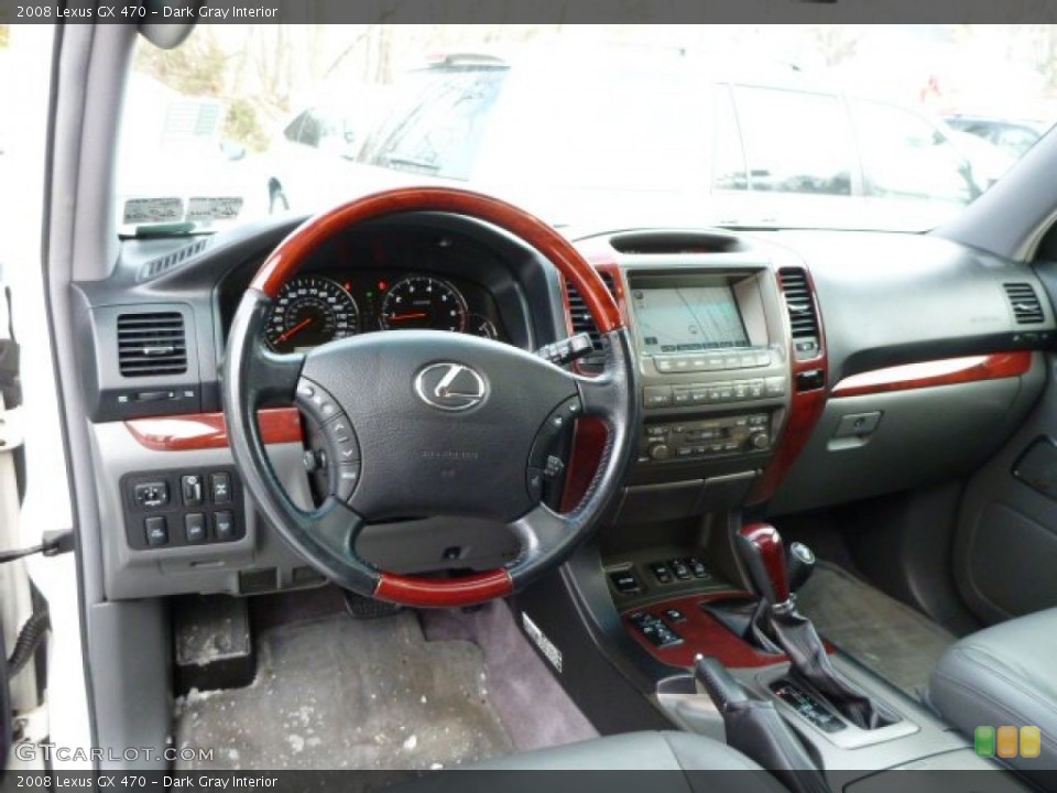 Dark Gray Interior Prime Interior for the 2008 Lexus GX 470 #76792658