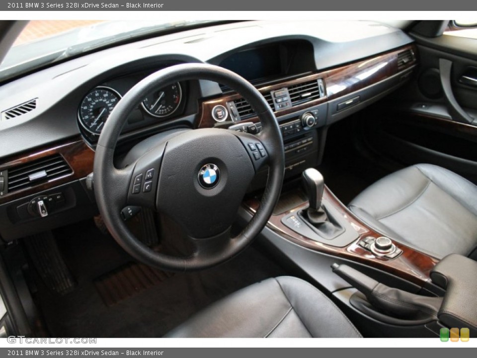 Black Interior Prime Interior for the 2011 BMW 3 Series 328i xDrive Sedan #76792662