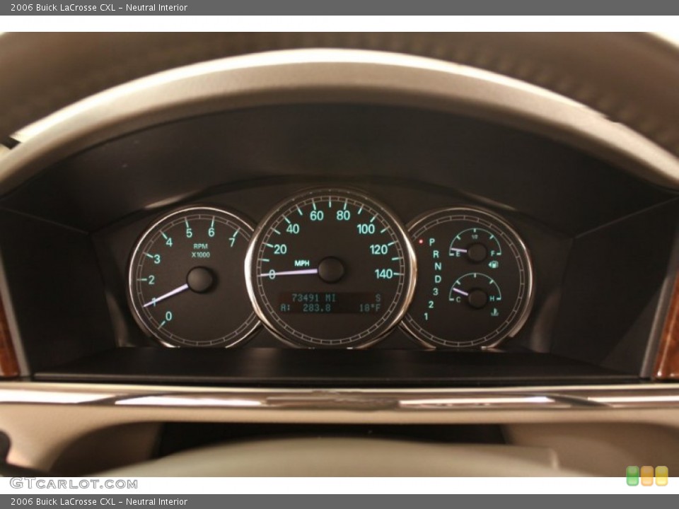 Neutral Interior Gauges for the 2006 Buick LaCrosse CXL #76792670