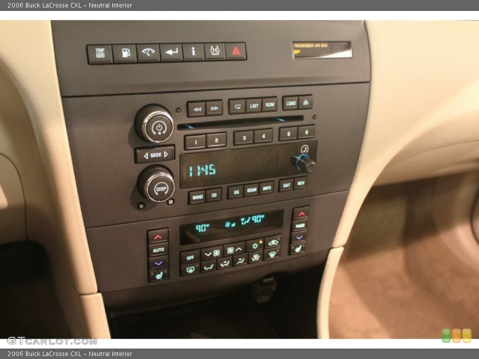 Neutral Interior Controls for the 2006 Buick LaCrosse CXL #76792708