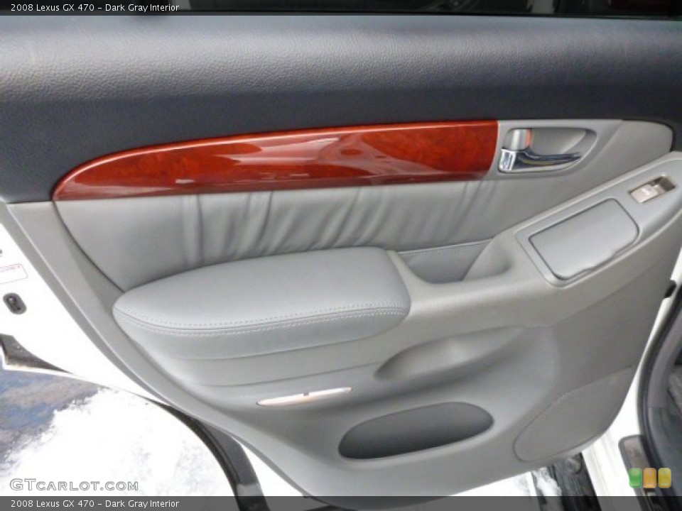 Dark Gray Interior Door Panel for the 2008 Lexus GX 470 #76792808