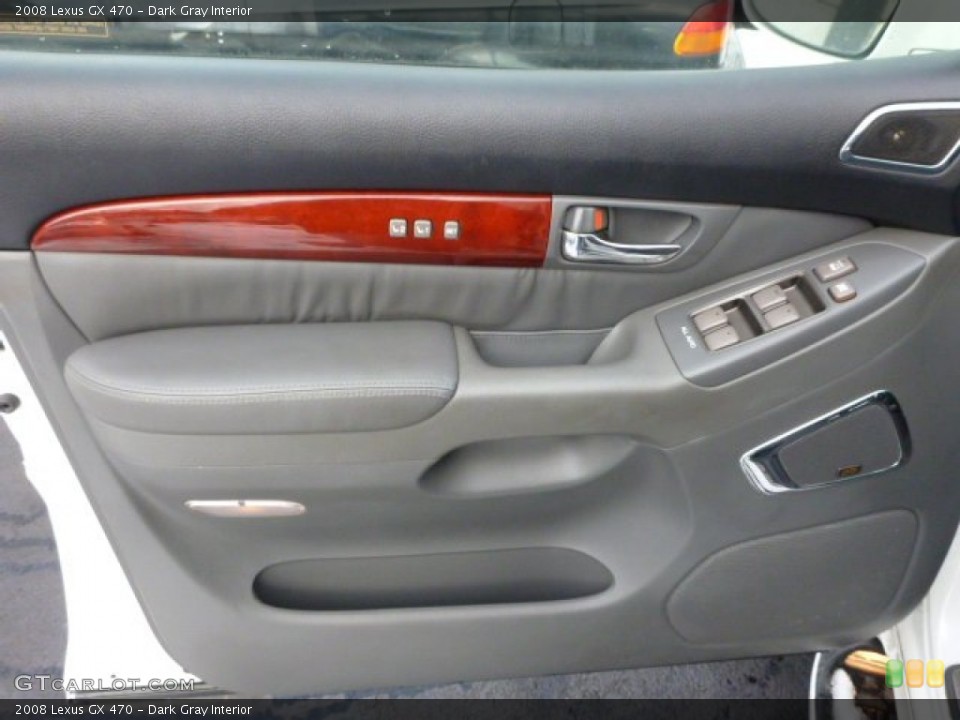 Dark Gray Interior Door Panel for the 2008 Lexus GX 470 #76792829