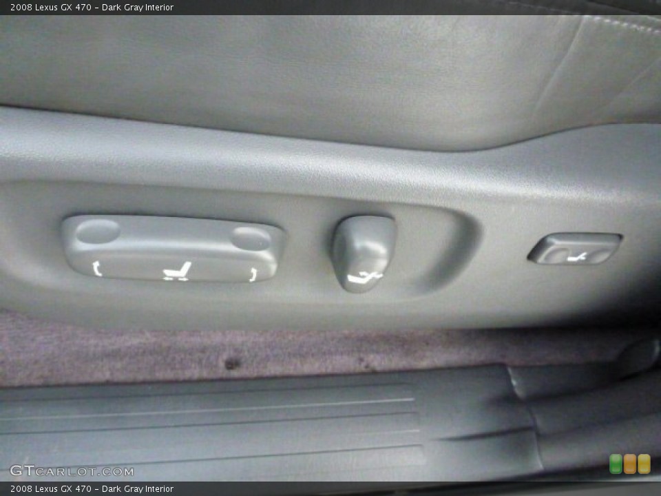 Dark Gray Interior Controls for the 2008 Lexus GX 470 #76792850