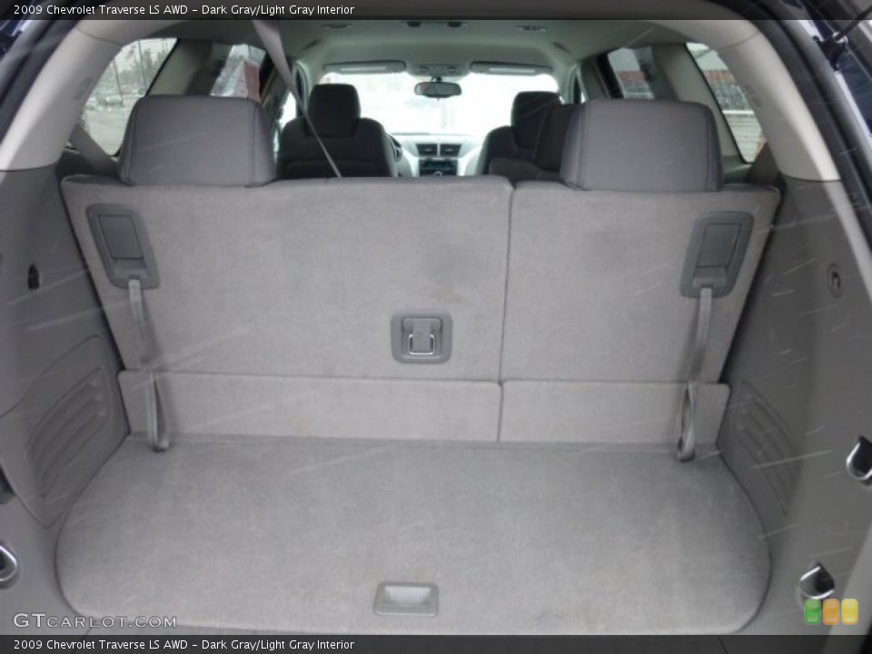 Dark Gray/Light Gray Interior Trunk for the 2009 Chevrolet Traverse LS AWD #76793384