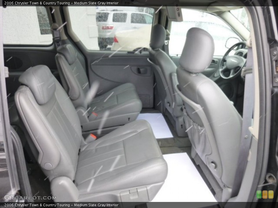 Medium Slate Gray Interior Rear Seat for the 2006 Chrysler Town & Country Touring #76794134