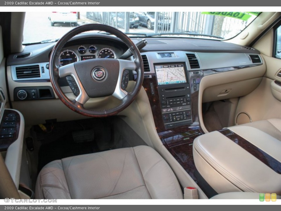 Cocoa/Cashmere 2009 Cadillac Escalade Interiors