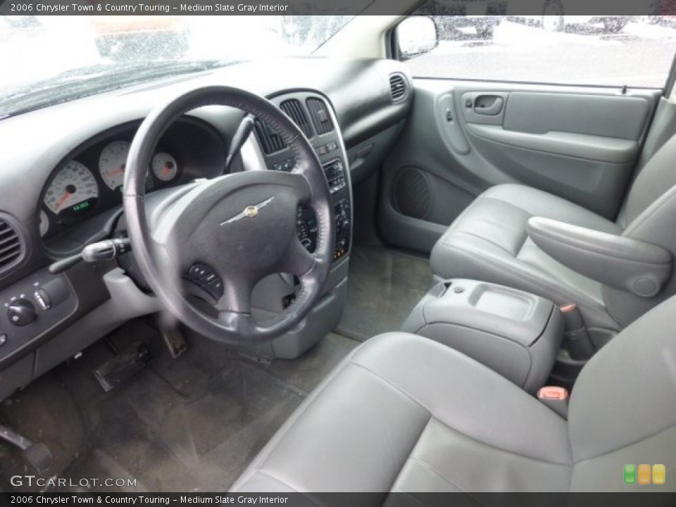 Medium Slate Gray 2006 Chrysler Town & Country Interiors