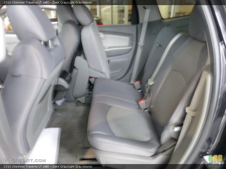 Dark Gray/Light Gray Interior Rear Seat for the 2010 Chevrolet Traverse LT AWD #76794495