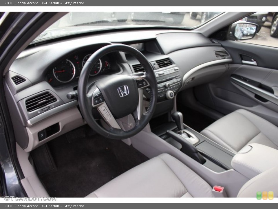 Gray Interior Prime Interior for the 2010 Honda Accord EX-L Sedan #76794728