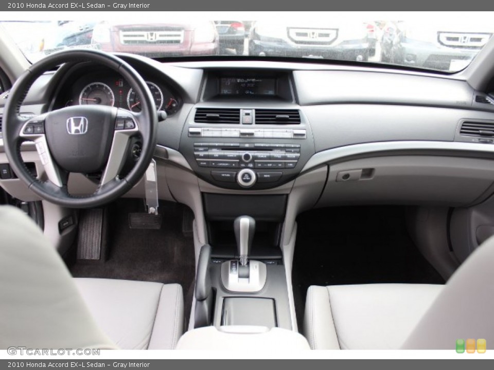 Gray Interior Dashboard for the 2010 Honda Accord EX-L Sedan #76794776