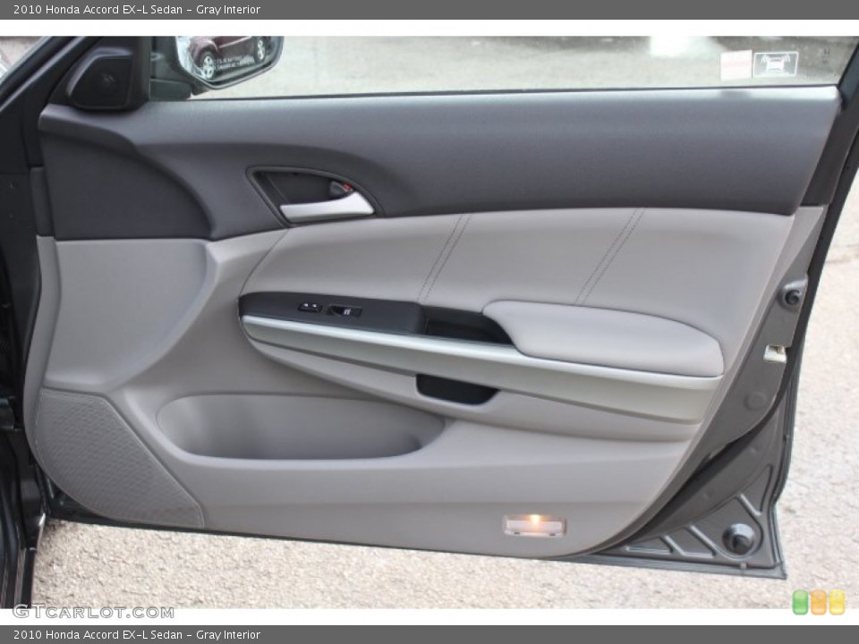 Gray Interior Door Panel for the 2010 Honda Accord EX-L Sedan #76794933