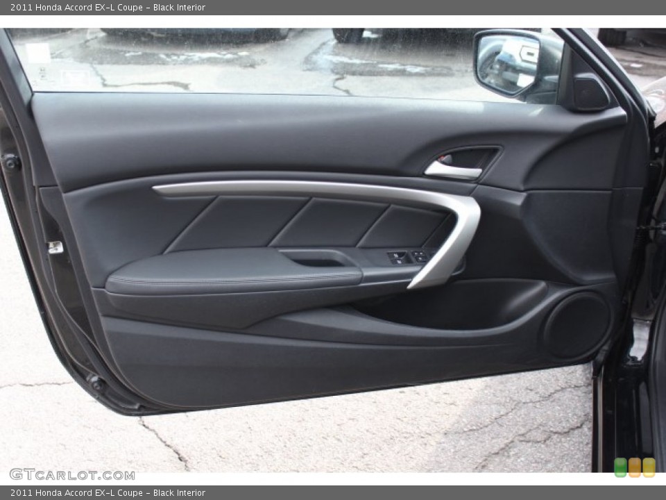 Black Interior Door Panel for the 2011 Honda Accord EX-L Coupe #76795263
