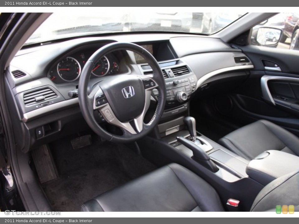 Black Interior Prime Interior for the 2011 Honda Accord EX-L Coupe #76795281