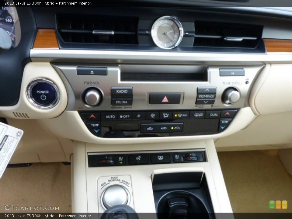 Parchment Interior Controls for the 2013 Lexus ES 300h Hybrid #76795649