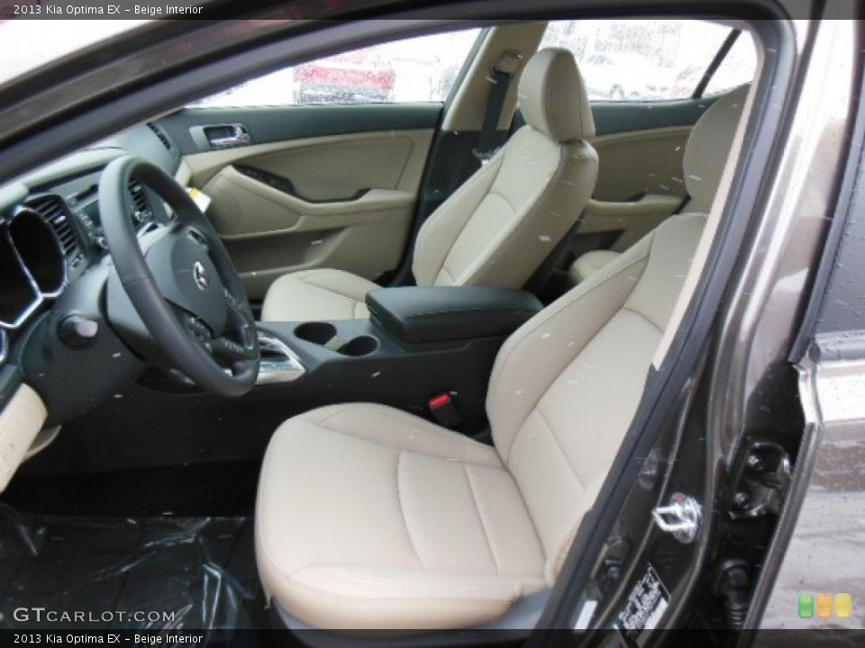 Beige Interior Front Seat for the 2013 Kia Optima EX #76795730