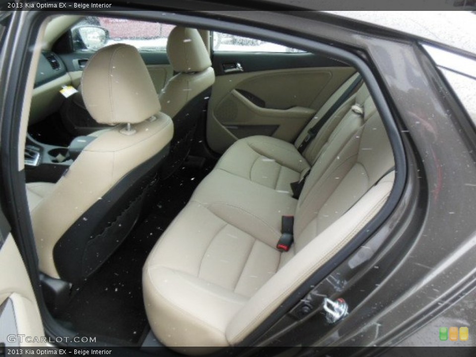 Beige Interior Rear Seat for the 2013 Kia Optima EX #76795772