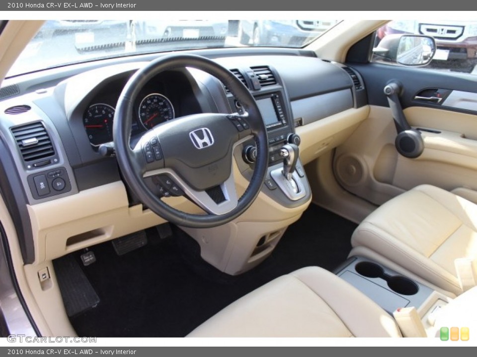Ivory 2010 Honda CR-V Interiors