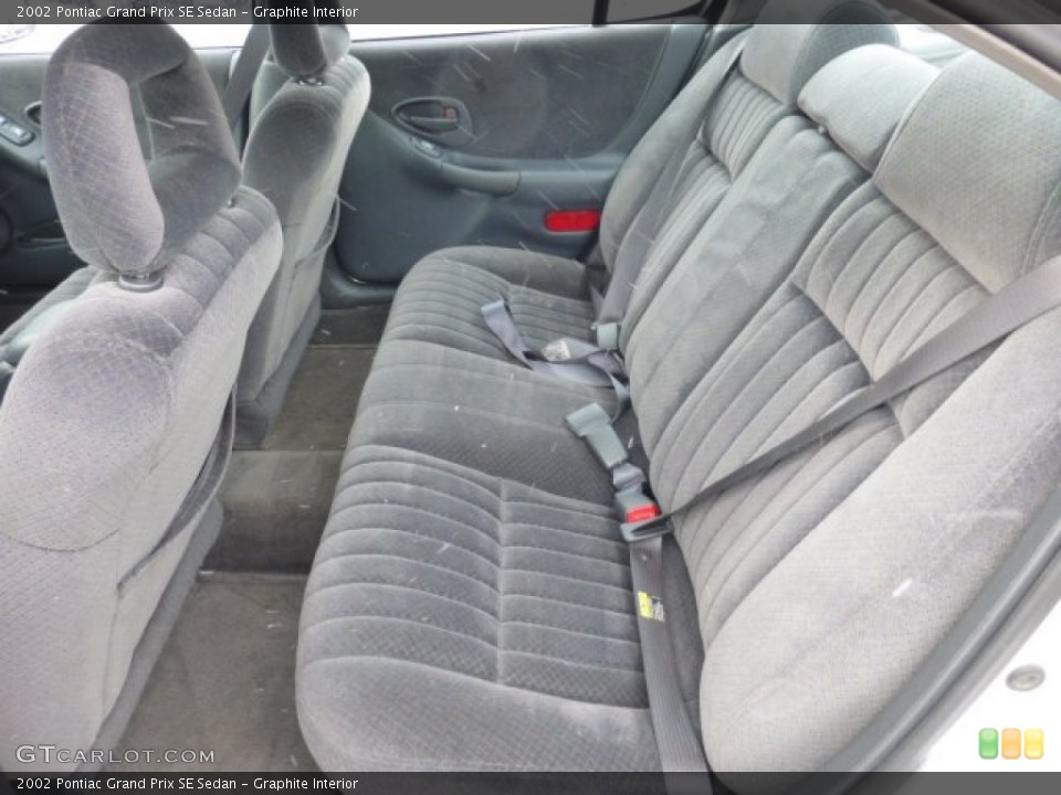 Graphite Interior Rear Seat for the 2002 Pontiac Grand Prix SE Sedan #76796489