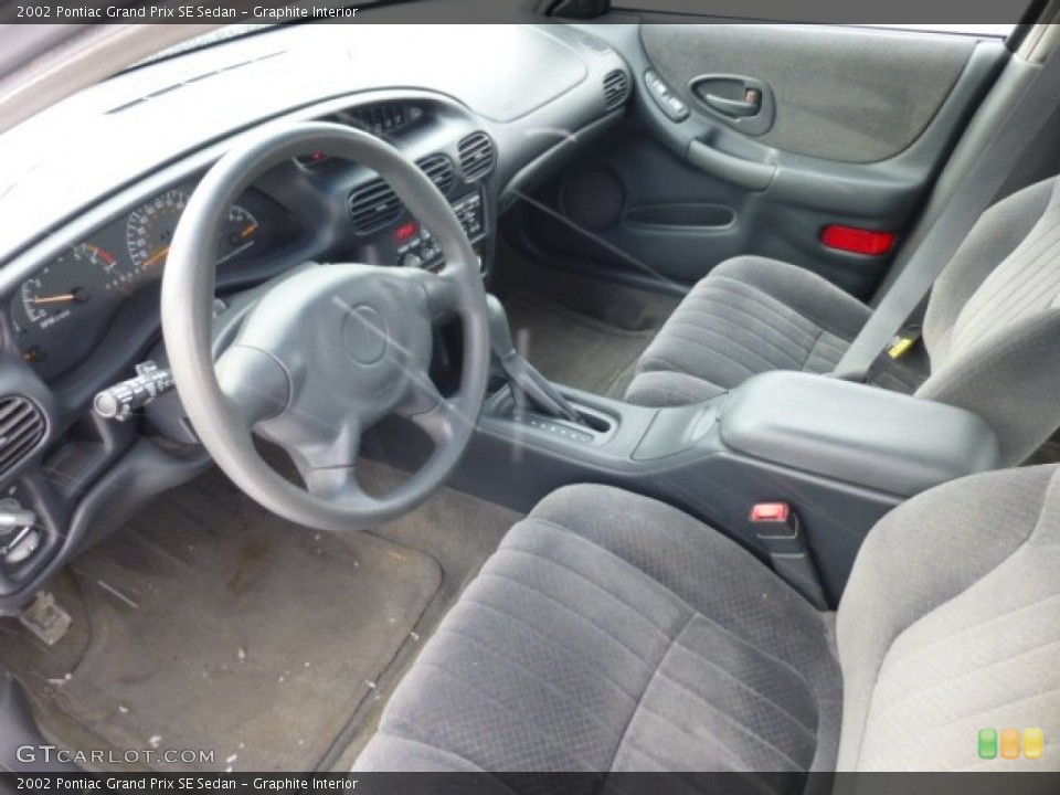 Graphite 2002 Pontiac Grand Prix Interiors