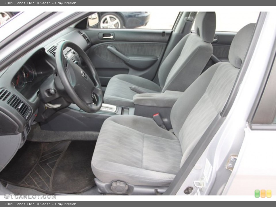 Gray Interior Photo for the 2005 Honda Civic LX Sedan #76797123