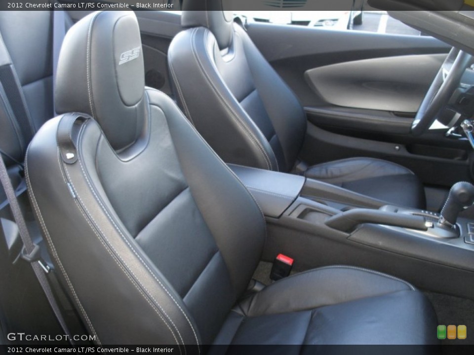 Black Interior Photo for the 2012 Chevrolet Camaro LT/RS Convertible #76797131