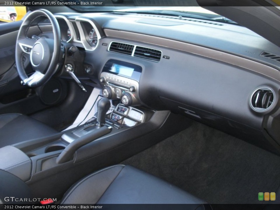 Black Interior Dashboard for the 2012 Chevrolet Camaro LT/RS Convertible #76797233
