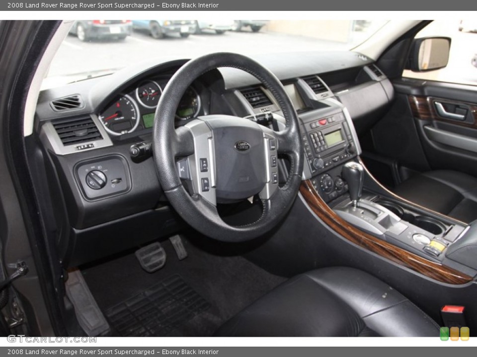Ebony Black Interior Prime Interior for the 2008 Land Rover Range Rover Sport Supercharged #76797736