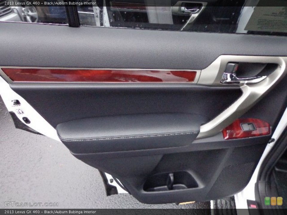 Black/Auburn Bubinga Interior Door Panel for the 2013 Lexus GX 460 #76798514