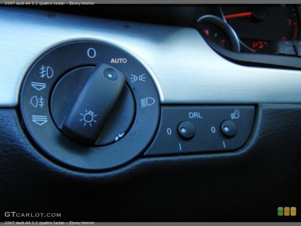 Ebony Interior Controls for the 2007 Audi A4 3.2 quattro Sedan #76799442