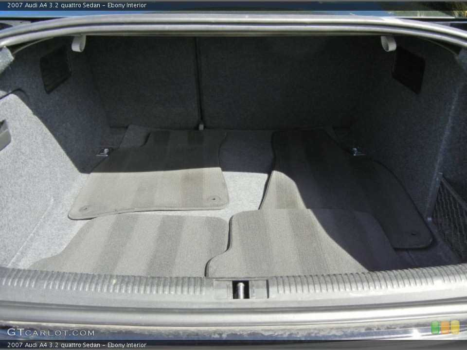 Ebony Interior Trunk for the 2007 Audi A4 3.2 quattro Sedan #76799459
