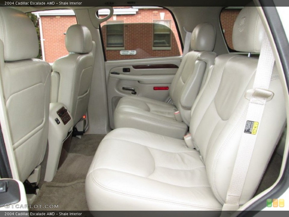 Shale Interior Rear Seat for the 2004 Cadillac Escalade AWD #76800086
