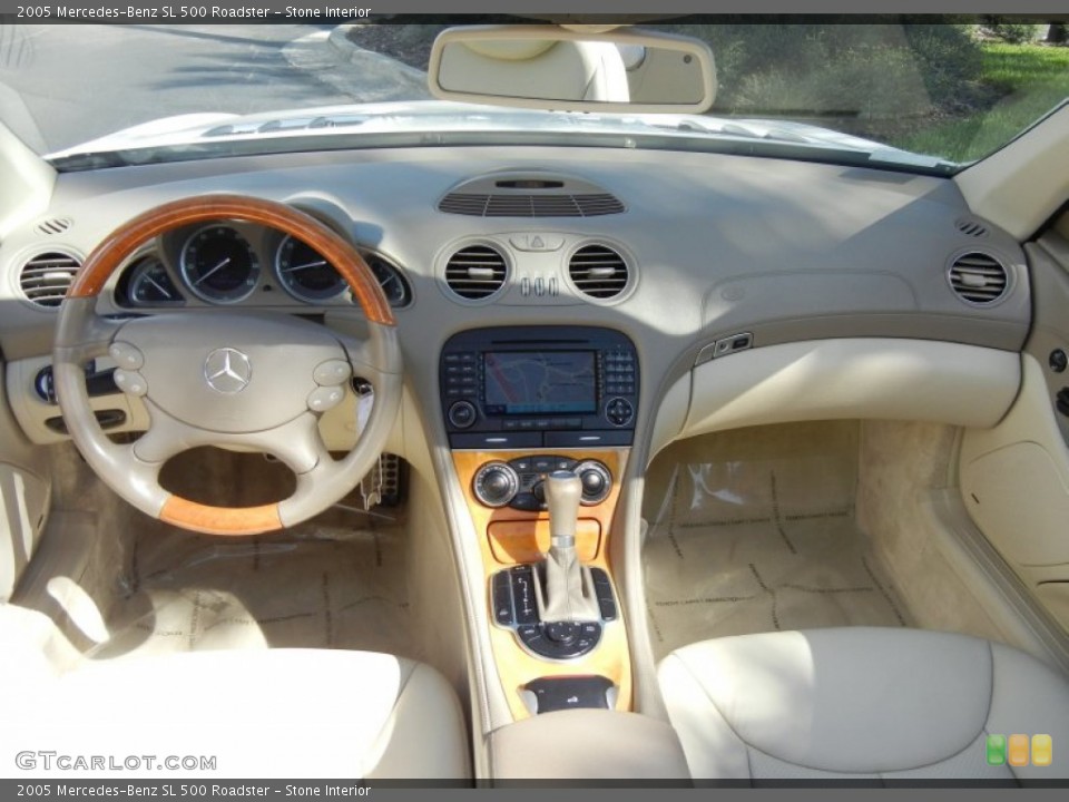 Stone Interior Dashboard for the 2005 Mercedes-Benz SL 500 Roadster #76800365