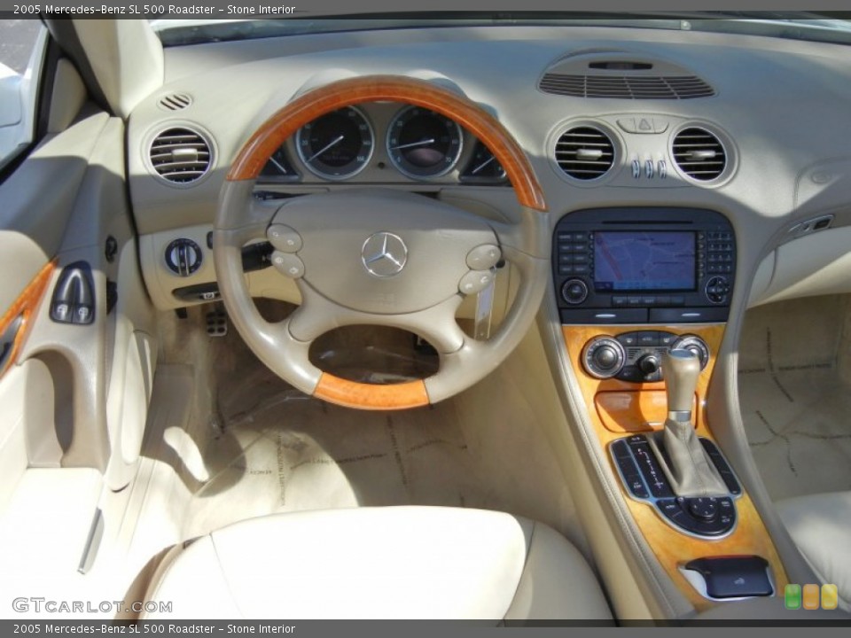 Stone Interior Dashboard for the 2005 Mercedes-Benz SL 500 Roadster #76800392